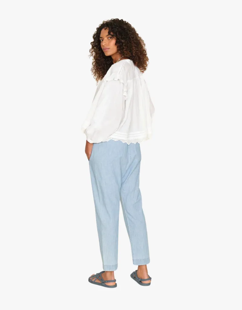 Xirena Draper Pants in Dusty Blue